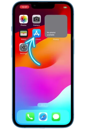 App Store düyməsi